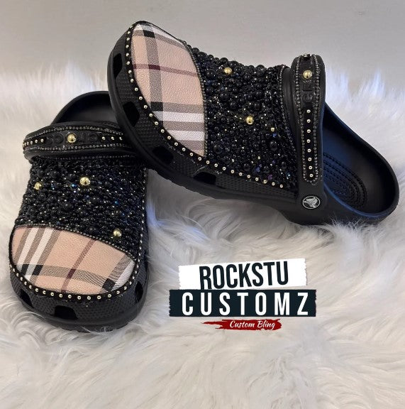 Bedazzle Crocs - Size 9