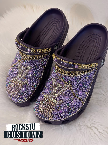 Bedazzled Crocs, W10