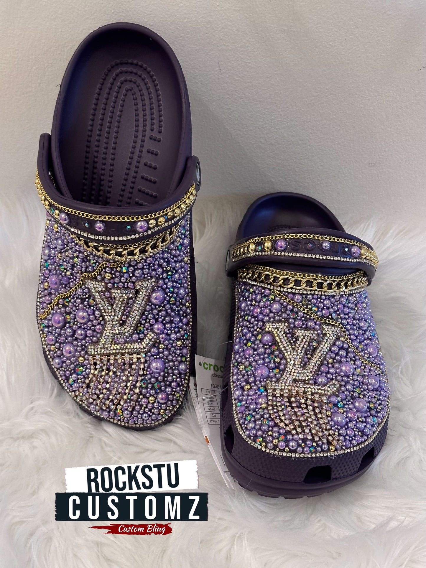 Bedazzled Crocs, W10